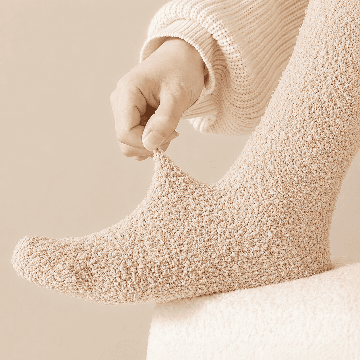 Luxe Cloud Socks – Long-Style for Couples