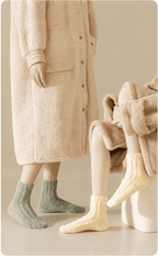 Luxe Cloud Socks For Women - Creamy yellow