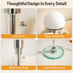 Mushroom Glass Table Lamp