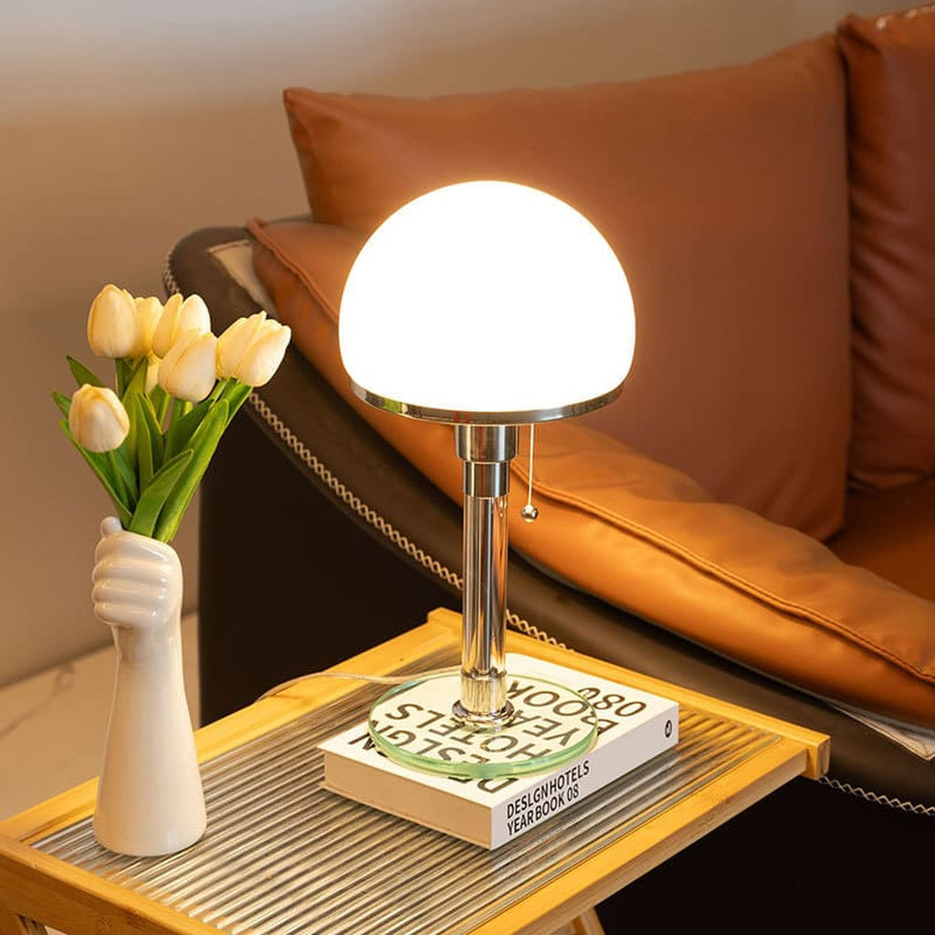 Mushroom Glass Table Lamp